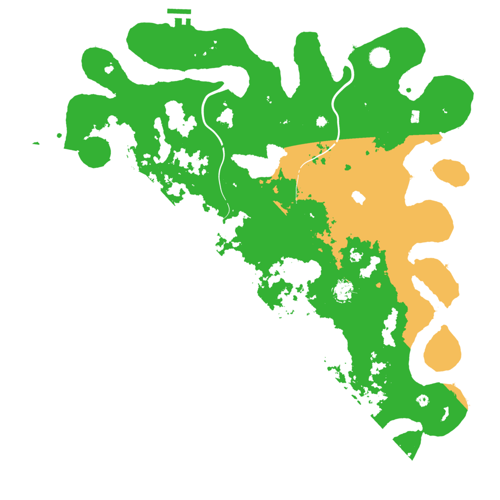 Biome Rust Map: Procedural Map, Size: 4250, Seed: 27765