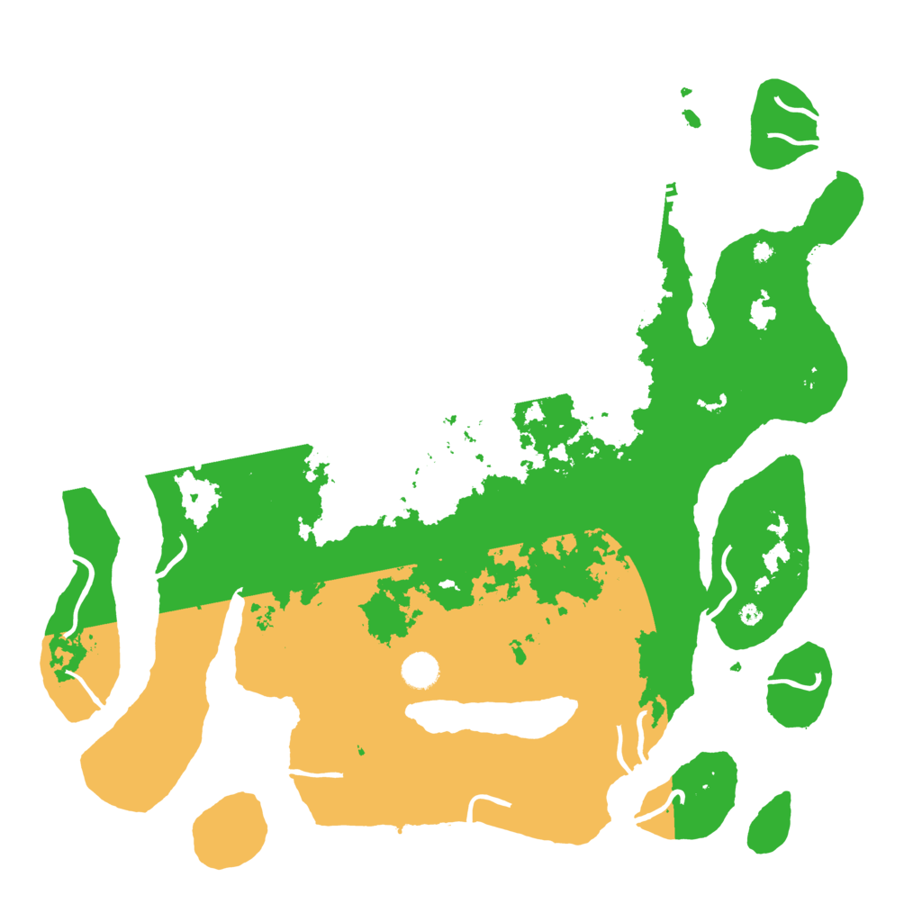 Biome Rust Map: Procedural Map, Size: 4400, Seed: 20220203