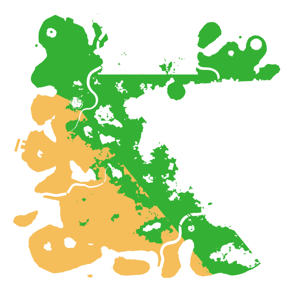Biome Rust Map: Procedural Map, Size: 4600, Seed: 1337