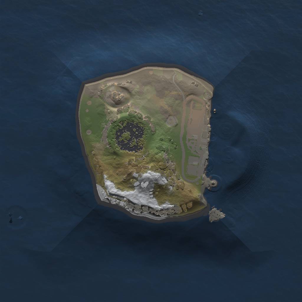 Rust Map: Procedural Map, Size: 1000, Seed: 2139361150, 4 Monuments