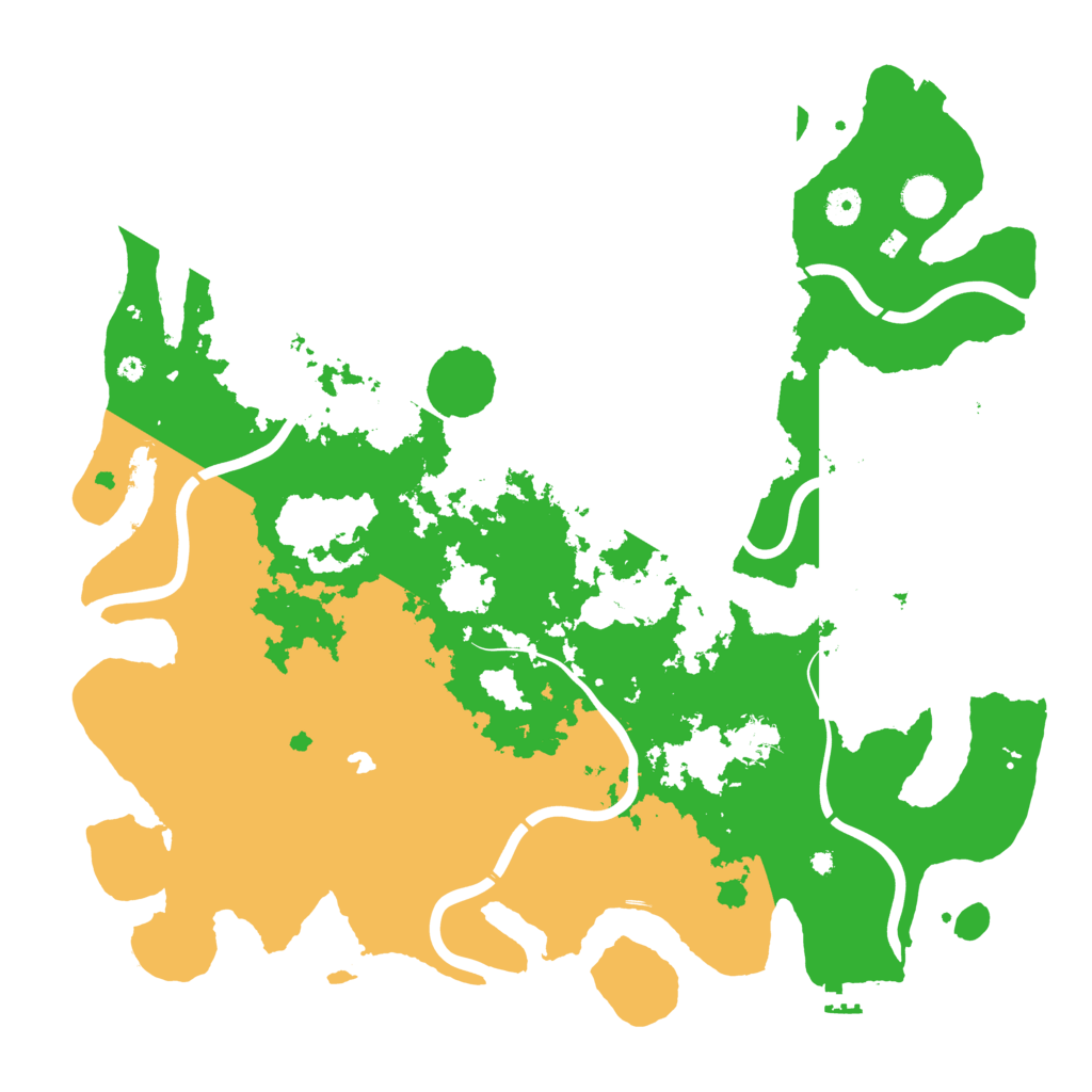 Biome Rust Map: Procedural Map, Size: 4400, Seed: 745