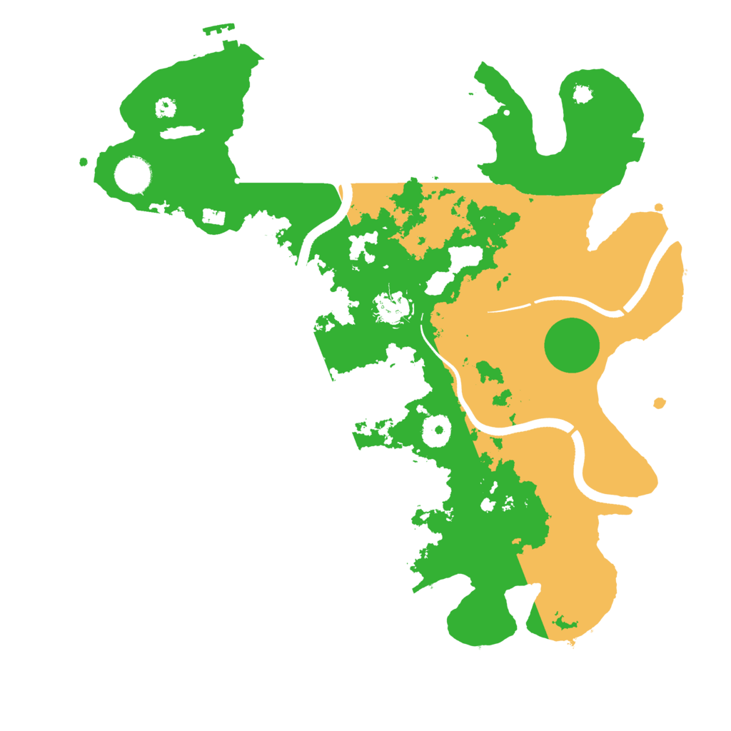 Biome Rust Map: Procedural Map, Size: 3500, Seed: 63728426