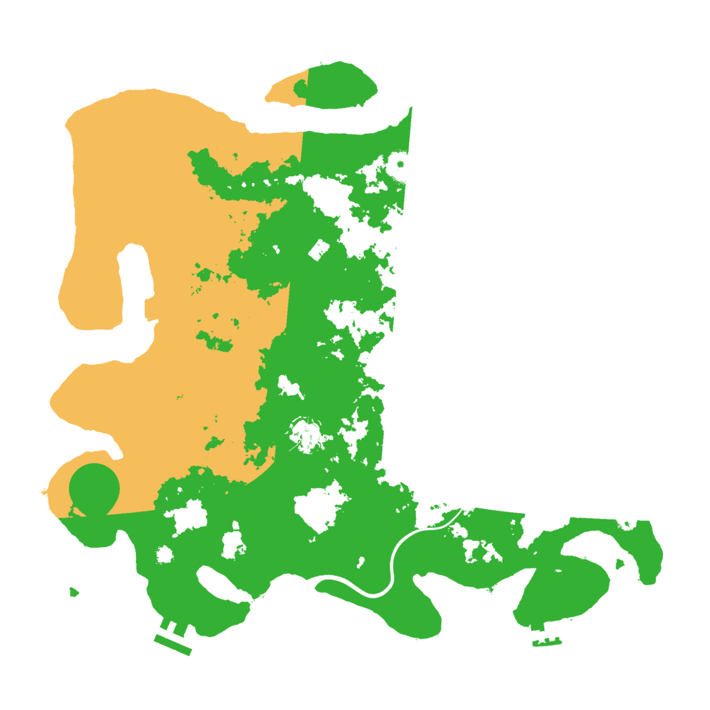 Biome Rust Map: Procedural Map, Size: 3700, Seed: 1929989888