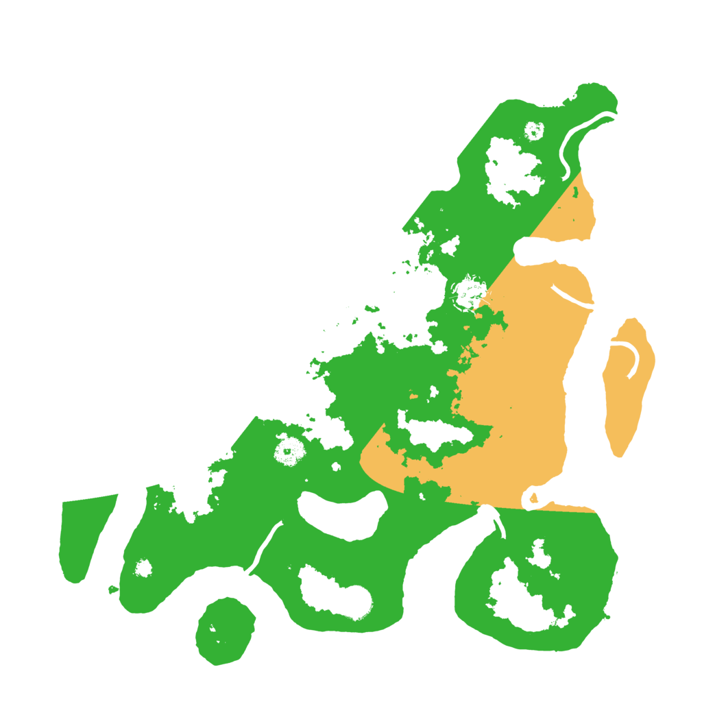 Biome Rust Map: Procedural Map, Size: 3700, Seed: 1033075499