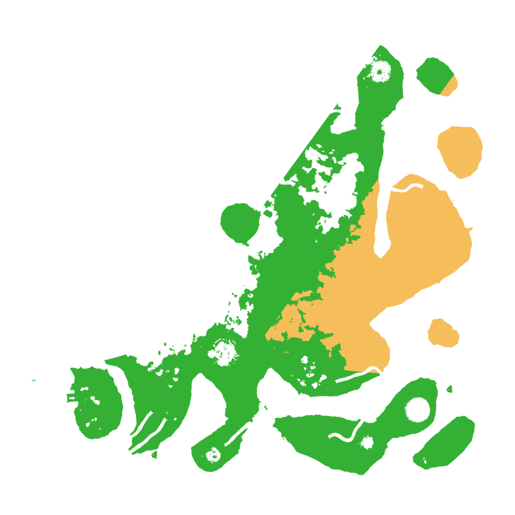 Biome Rust Map: Procedural Map, Size: 3700, Seed: 2126545902