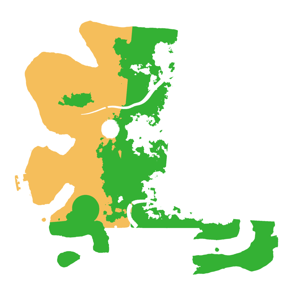 Biome Rust Map: Procedural Map, Size: 3000, Seed: 985676544