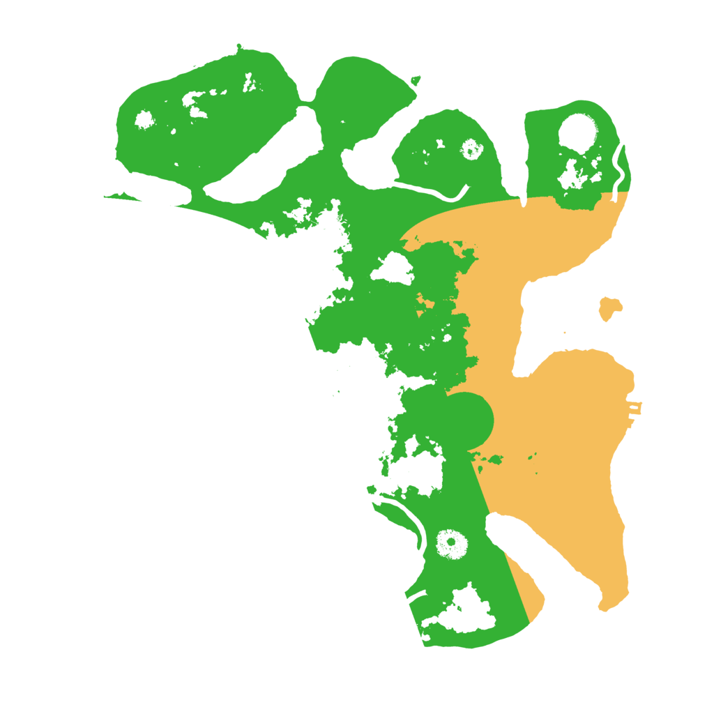 Biome Rust Map: Procedural Map, Size: 3500, Seed: 721700198