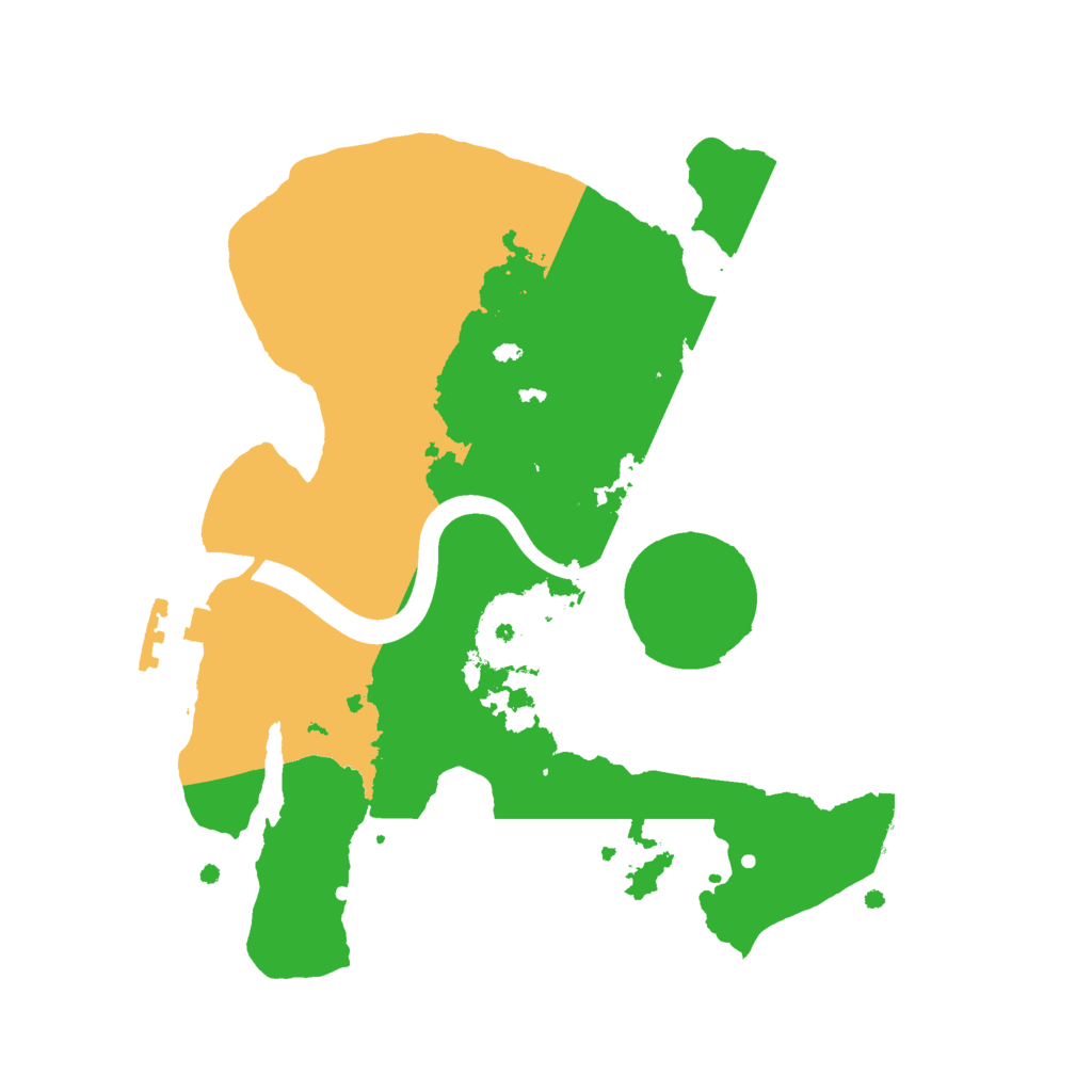 Biome Rust Map: Procedural Map, Size: 2250, Seed: 343737166