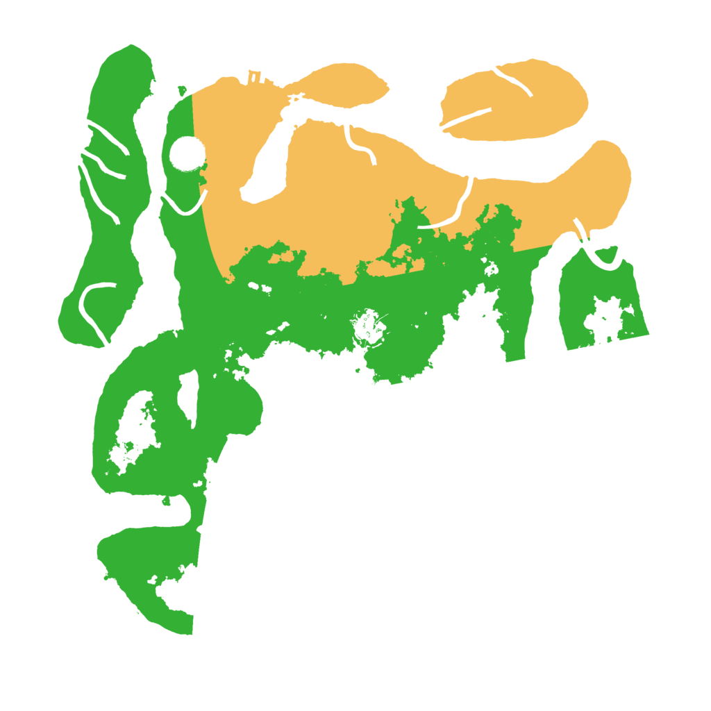 Biome Rust Map: Procedural Map, Size: 3600, Seed: 716516235