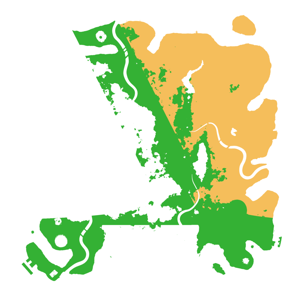 Biome Rust Map: Procedural Map, Size: 4250, Seed: 288996
