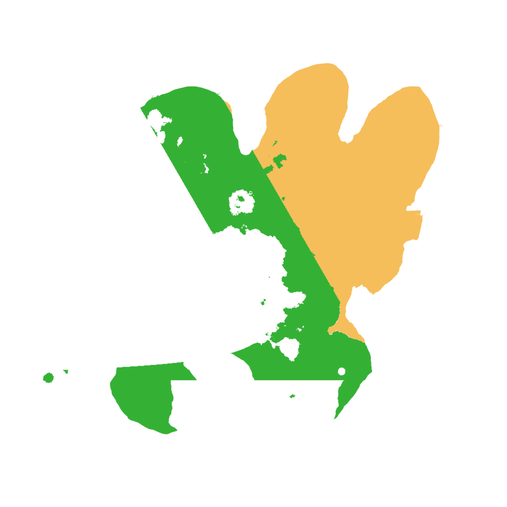 Biome Rust Map: Procedural Map, Size: 2000, Seed: 9877