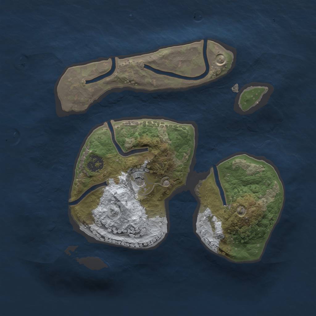 Rust Map: Procedural Map, Size: 1896, Seed: 456674, 6 Monuments