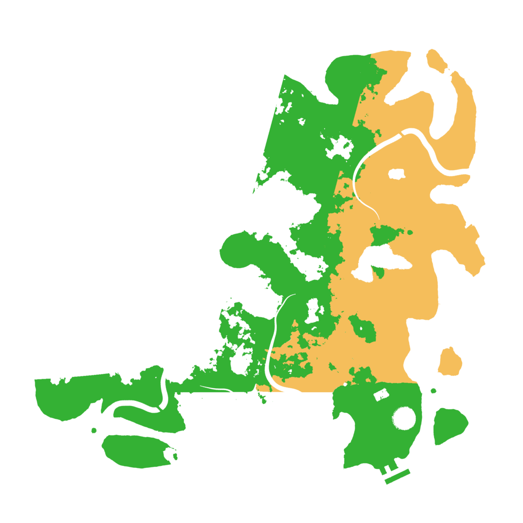 Biome Rust Map: Procedural Map, Size: 4000, Seed: 77777