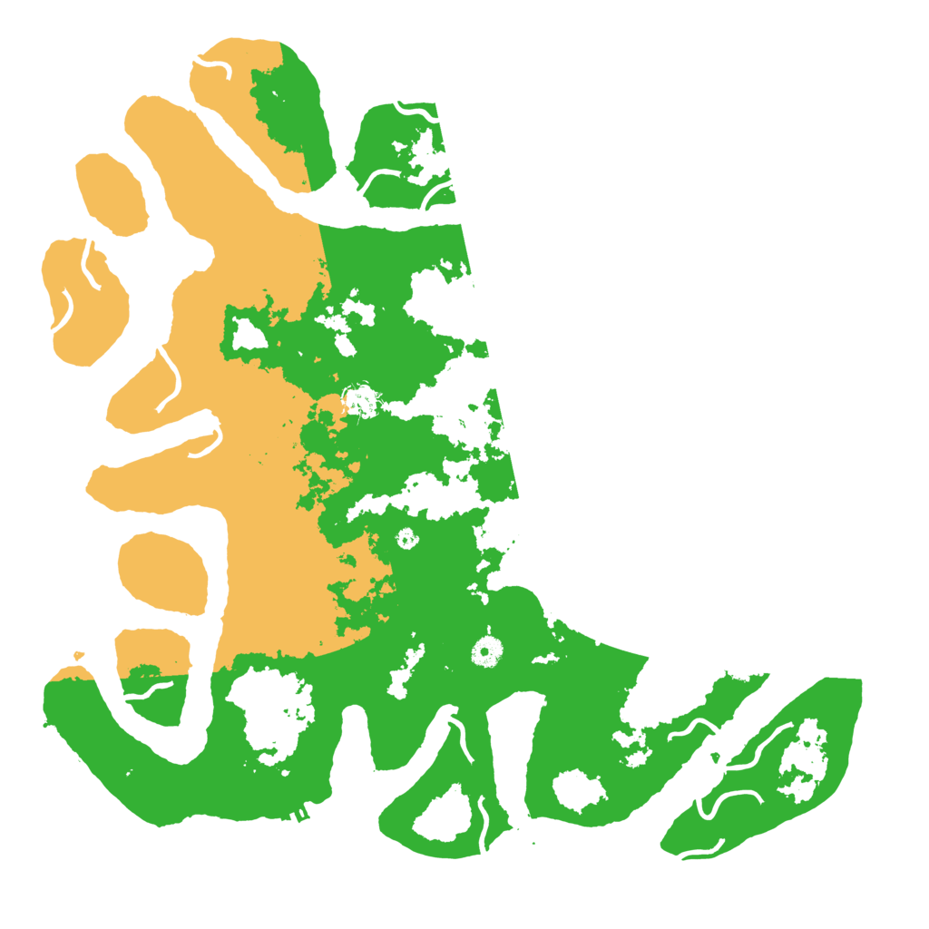 Biome Rust Map: Procedural Map, Size: 4500, Seed: 135847