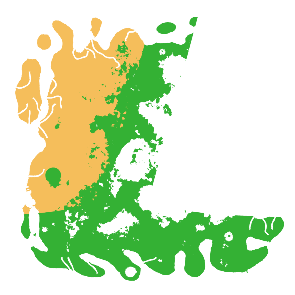 Biome Rust Map: Procedural Map, Size: 5000, Seed: 16413