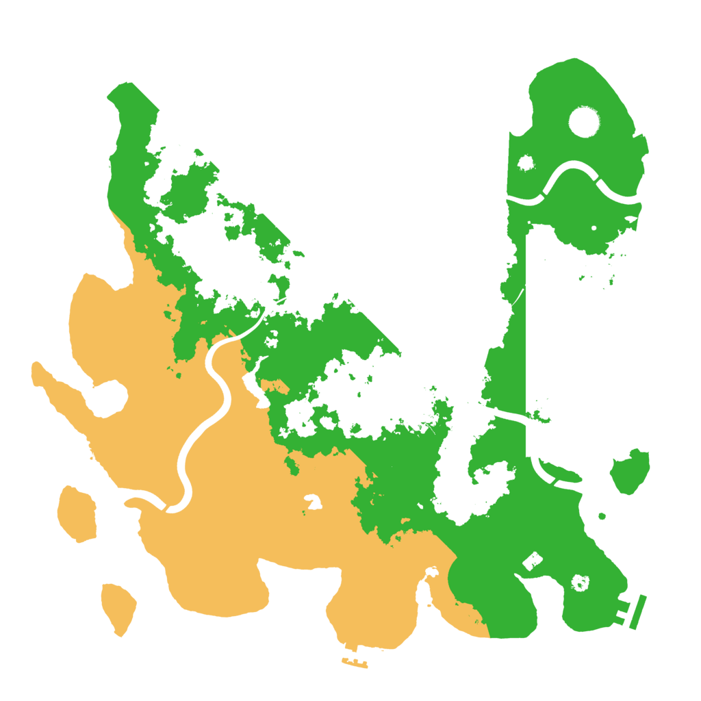 Biome Rust Map: Procedural Map, Size: 4000, Seed: 1999108659