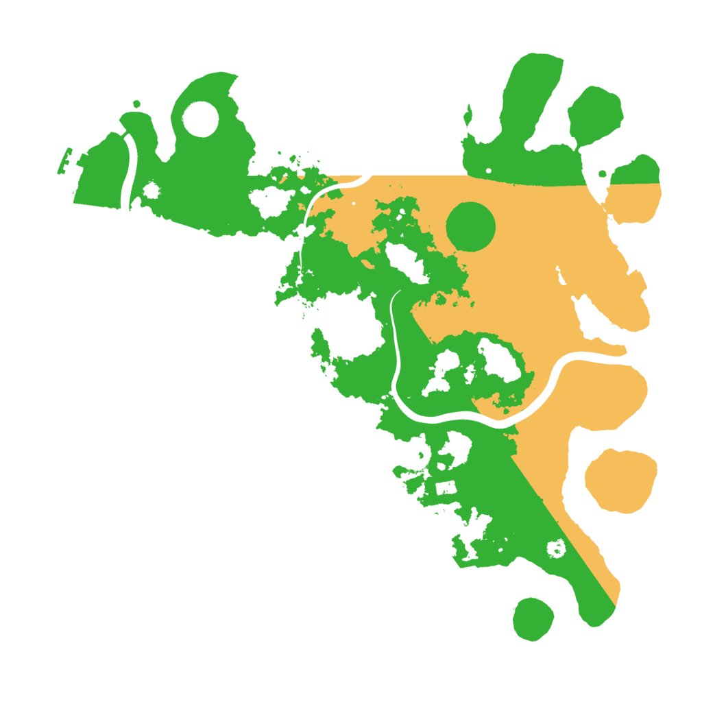 Biome Rust Map: Procedural Map, Size: 3750, Seed: 420696