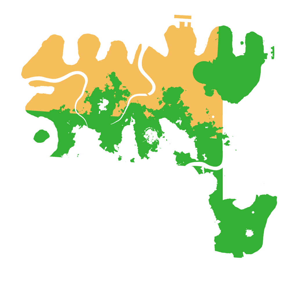 Biome Rust Map: Procedural Map, Size: 3500, Seed: 813