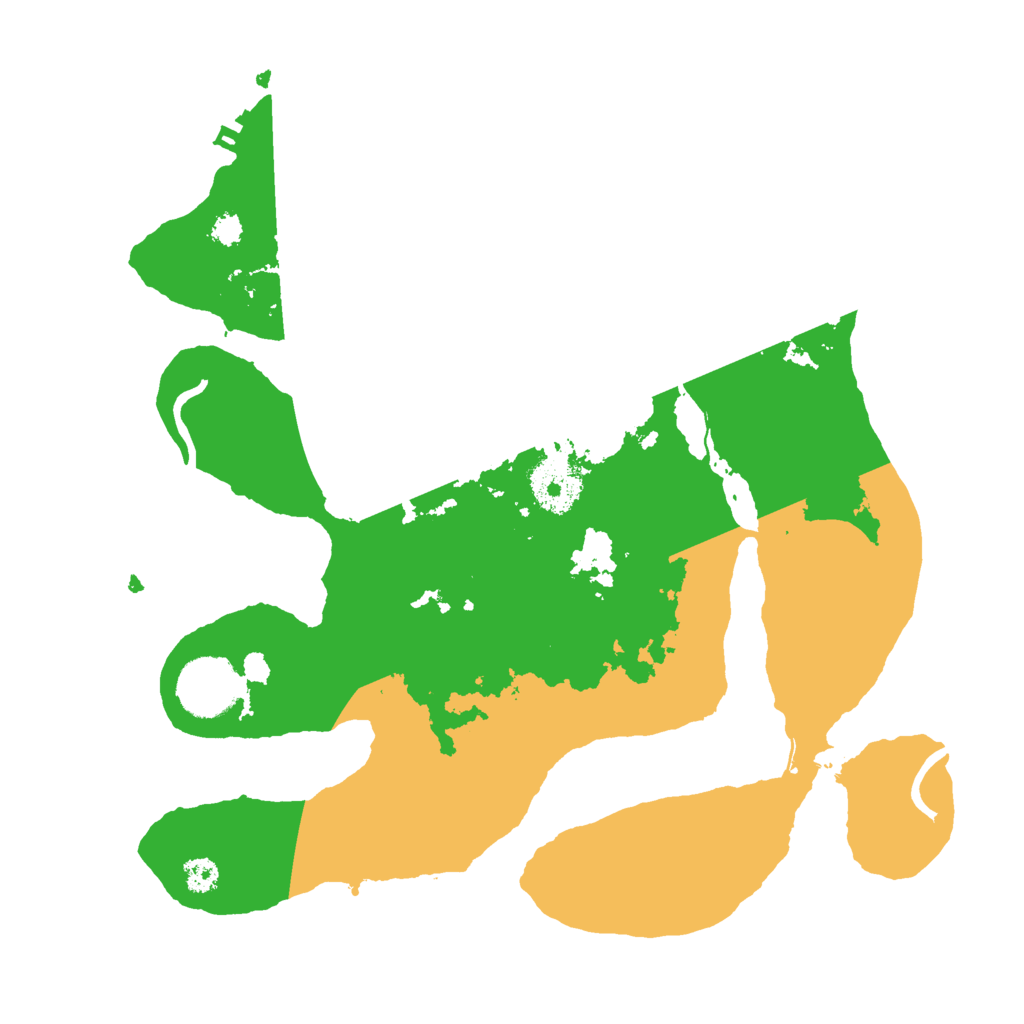 Biome Rust Map: Procedural Map, Size: 3000, Seed: 892764917