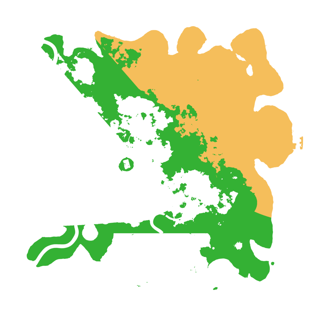 Biome Rust Map: Procedural Map, Size: 3700, Seed: 4022022