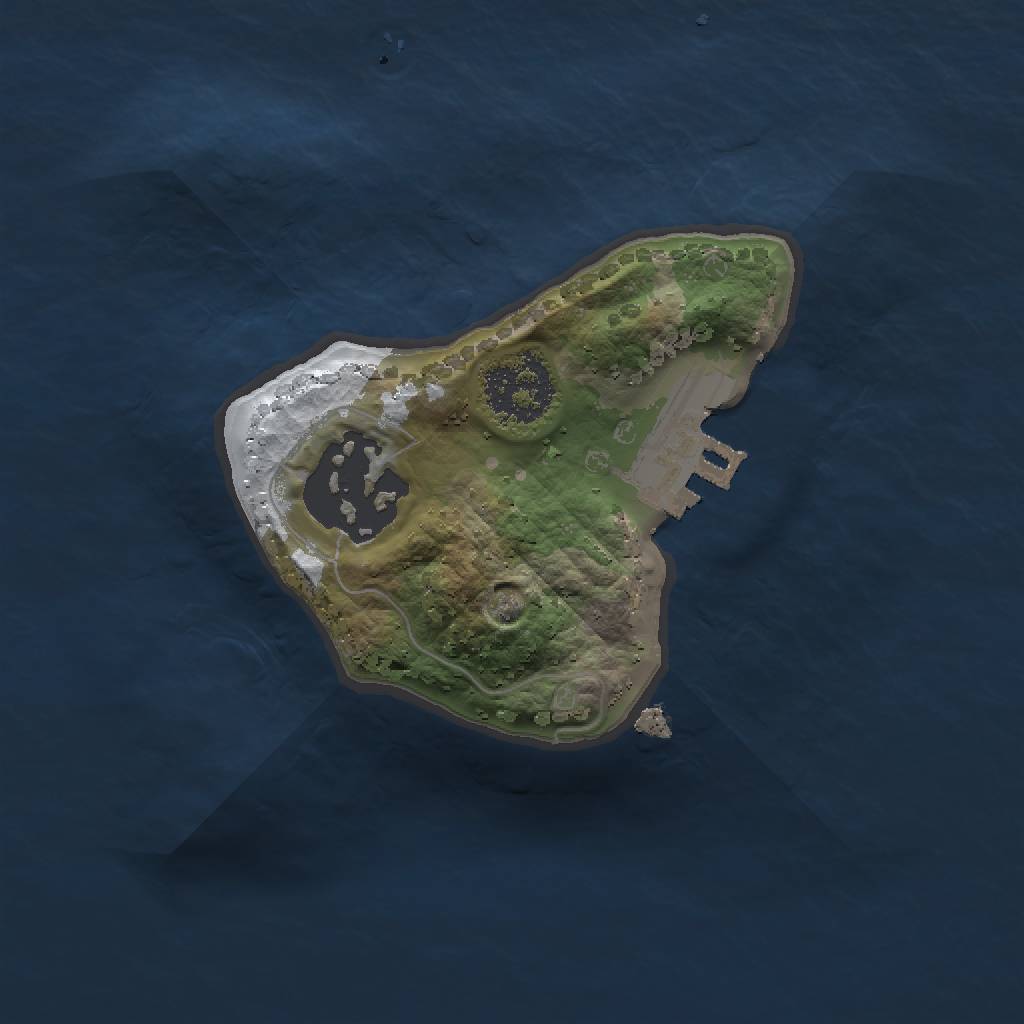 Rust Map: Procedural Map, Size: 1500, Seed: 132434220, 6 Monuments