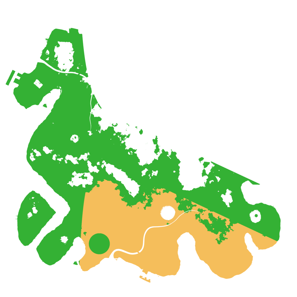 Biome Rust Map: Procedural Map, Size: 3750, Seed: 3652341