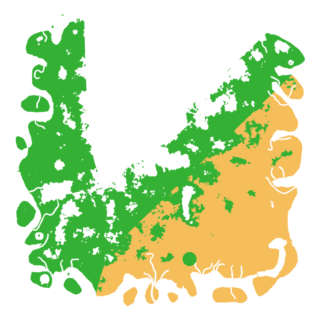Biome Rust Map: Procedural Map, Size: 6000, Seed: 793197