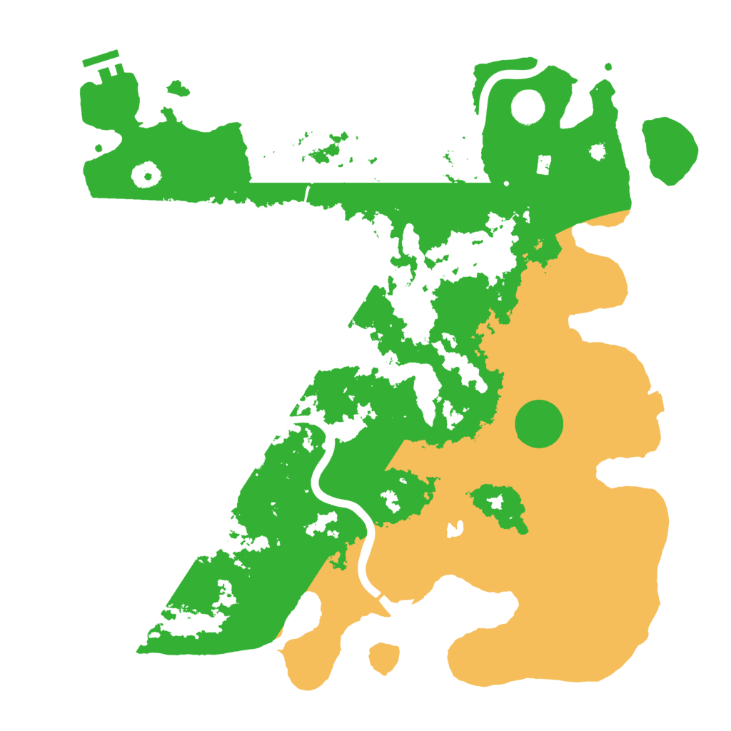 Biome Rust Map: Procedural Map, Size: 4000, Seed: 6