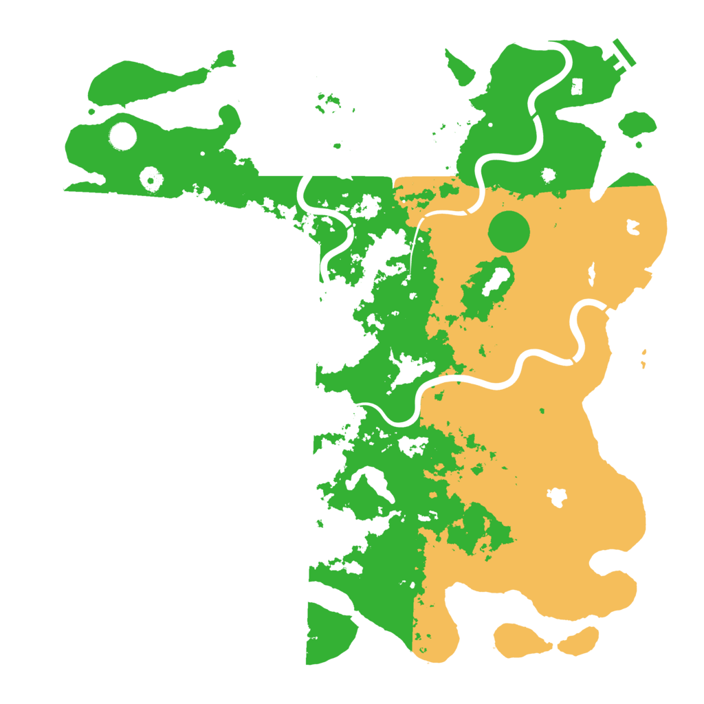 Biome Rust Map: Procedural Map, Size: 4500, Seed: 1404225581