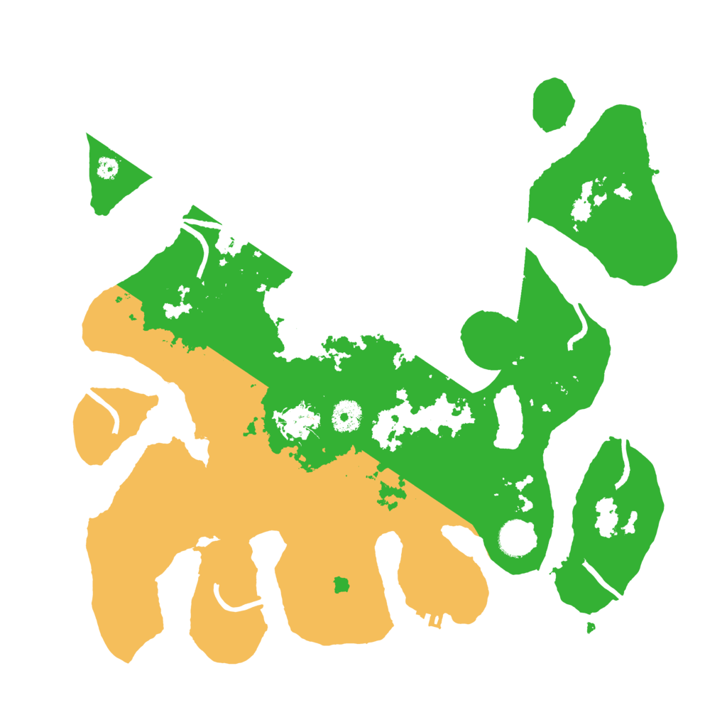 Biome Rust Map: Procedural Map, Size: 3500, Seed: 312137