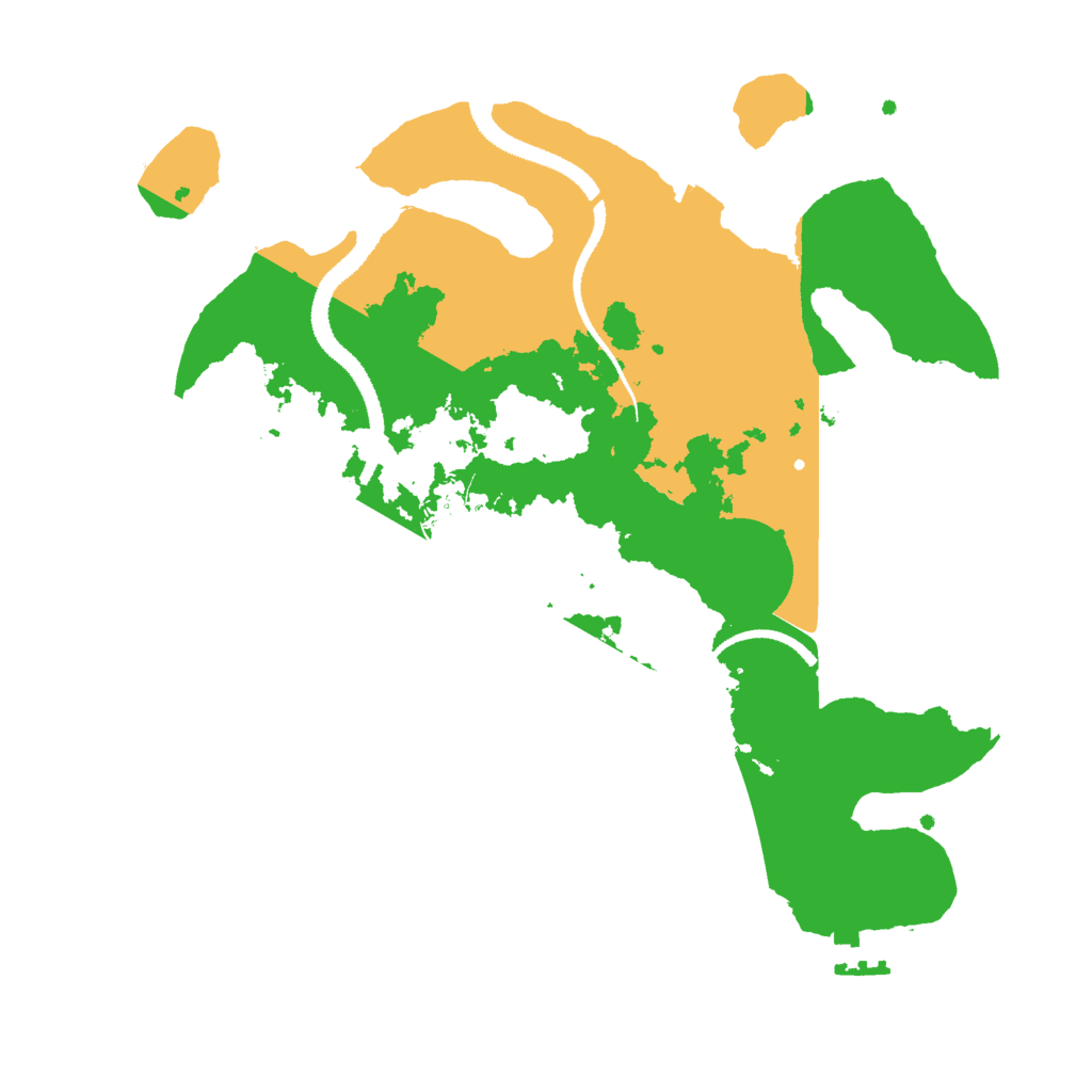 Biome Rust Map: Procedural Map, Size: 3000, Seed: 711085664