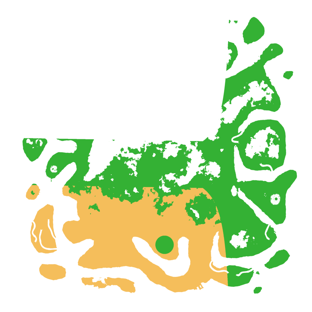 Biome Rust Map: Procedural Map, Size: 4500, Seed: 950024