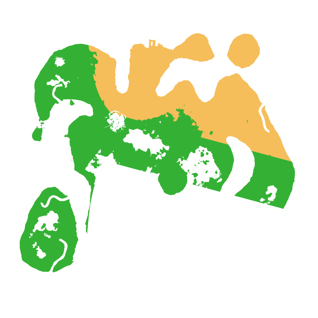 Biome Rust Map: Procedural Map, Size: 3000, Seed: 4895658