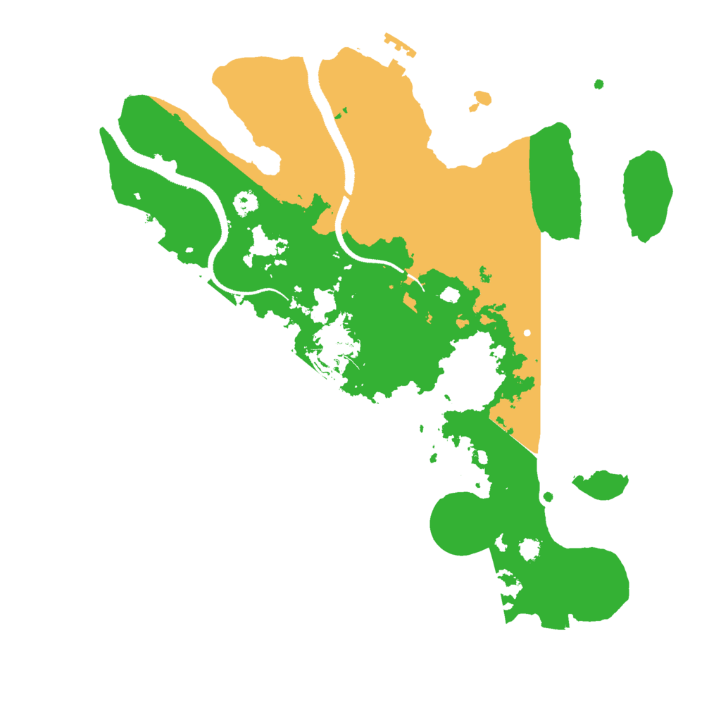 Biome Rust Map: Procedural Map, Size: 3000, Seed: 640725225