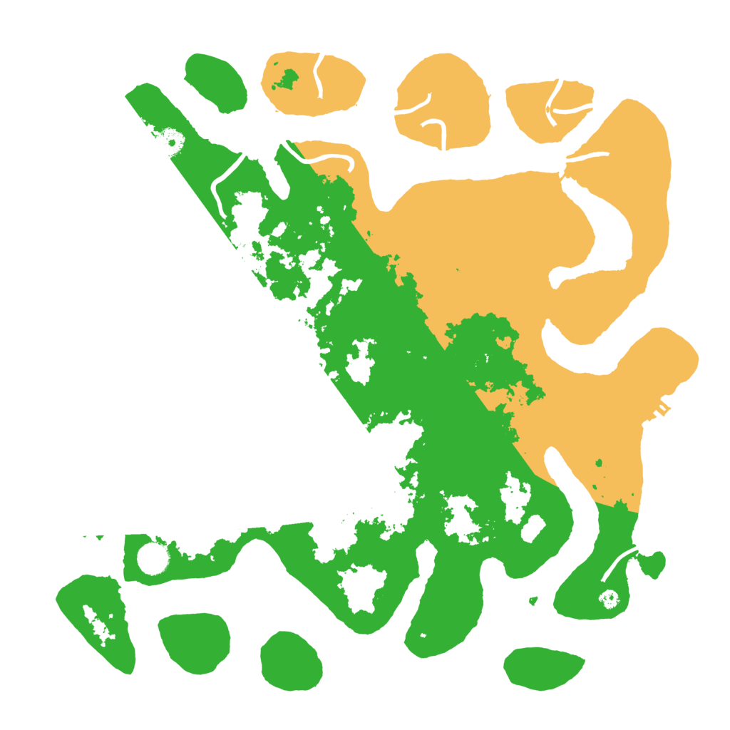 Biome Rust Map: Procedural Map, Size: 4000, Seed: 961400