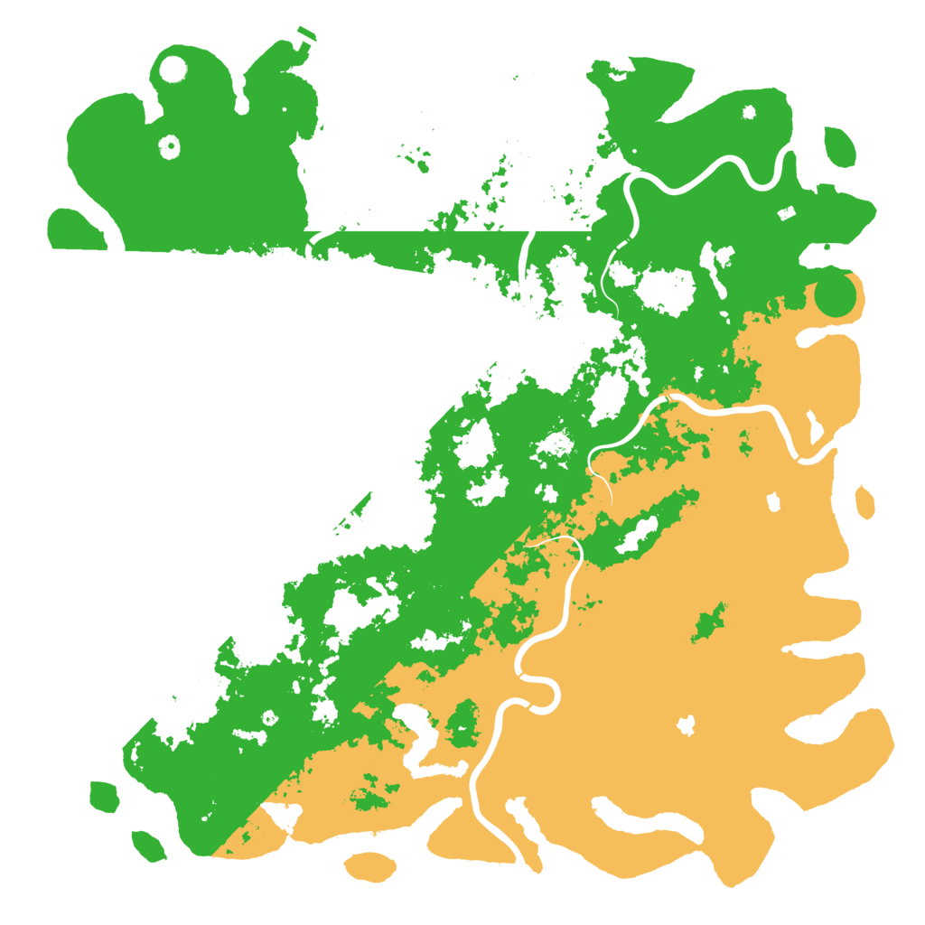 Biome Rust Map: Procedural Map, Size: 6000, Seed: 1324