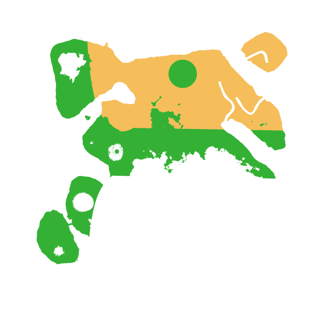 Biome Rust Map: Procedural Map, Size: 3000, Seed: 291542