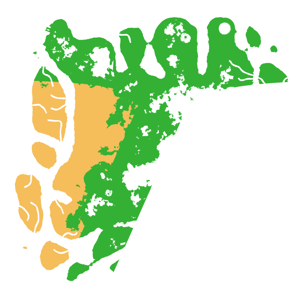 Biome Rust Map: Procedural Map, Size: 4500, Seed: 30495