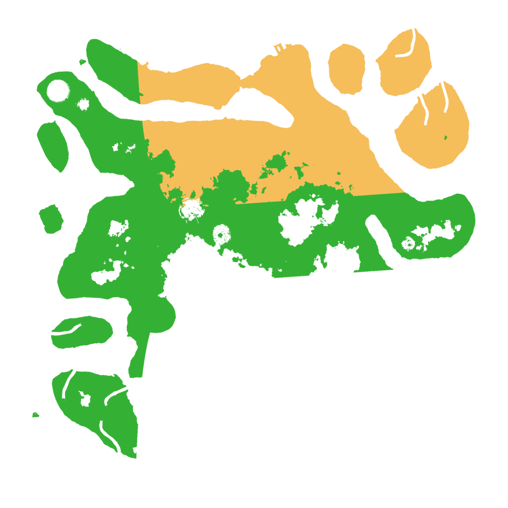 Biome Rust Map: Procedural Map, Size: 4000, Seed: 445100