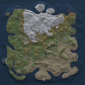 Thumbnail Rust Map: Procedural Map, Size: 4500, Seed: 67830, 19 Monuments