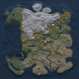 Thumbnail Rust Map: Procedural Map, Size: 4500, Seed: 67830, 16 Monuments