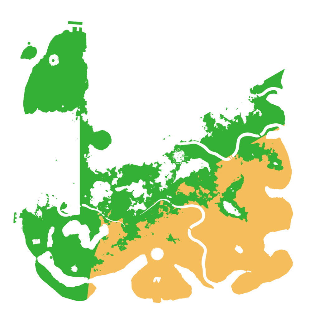 Biome Rust Map: Procedural Map, Size: 4500, Seed: 67830