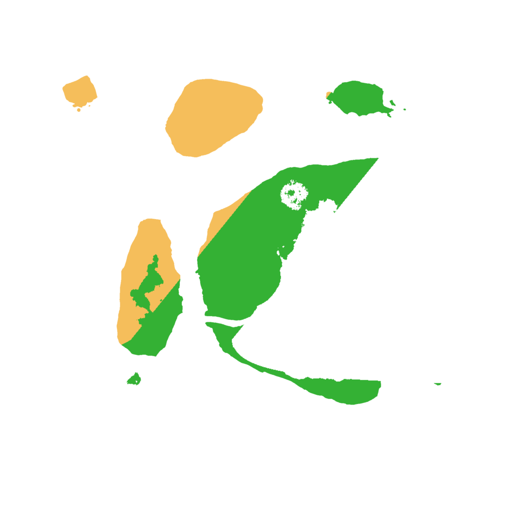 Biome Rust Map: Procedural Map, Size: 2000, Seed: 23462