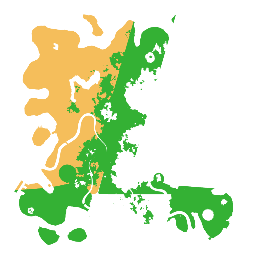 Biome Rust Map: Procedural Map, Size: 4000, Seed: 43473