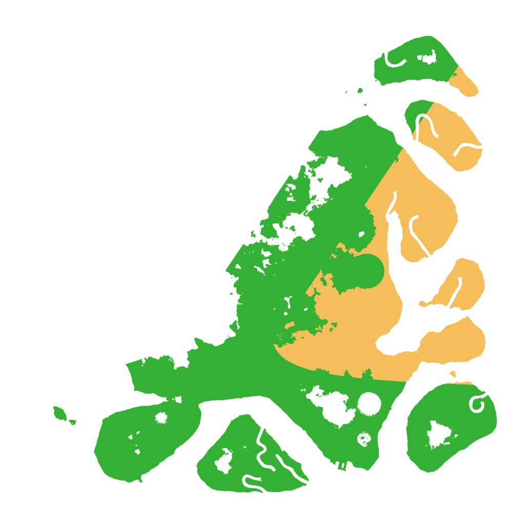 Biome Rust Map: Procedural Map, Size: 4000, Seed: 390658