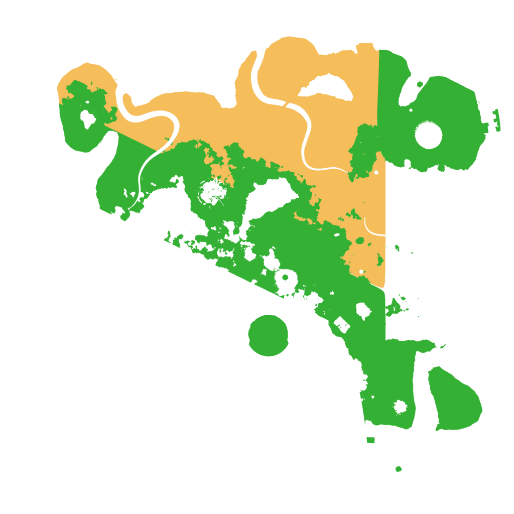 Biome Rust Map: Procedural Map, Size: 3500, Seed: 1326546160