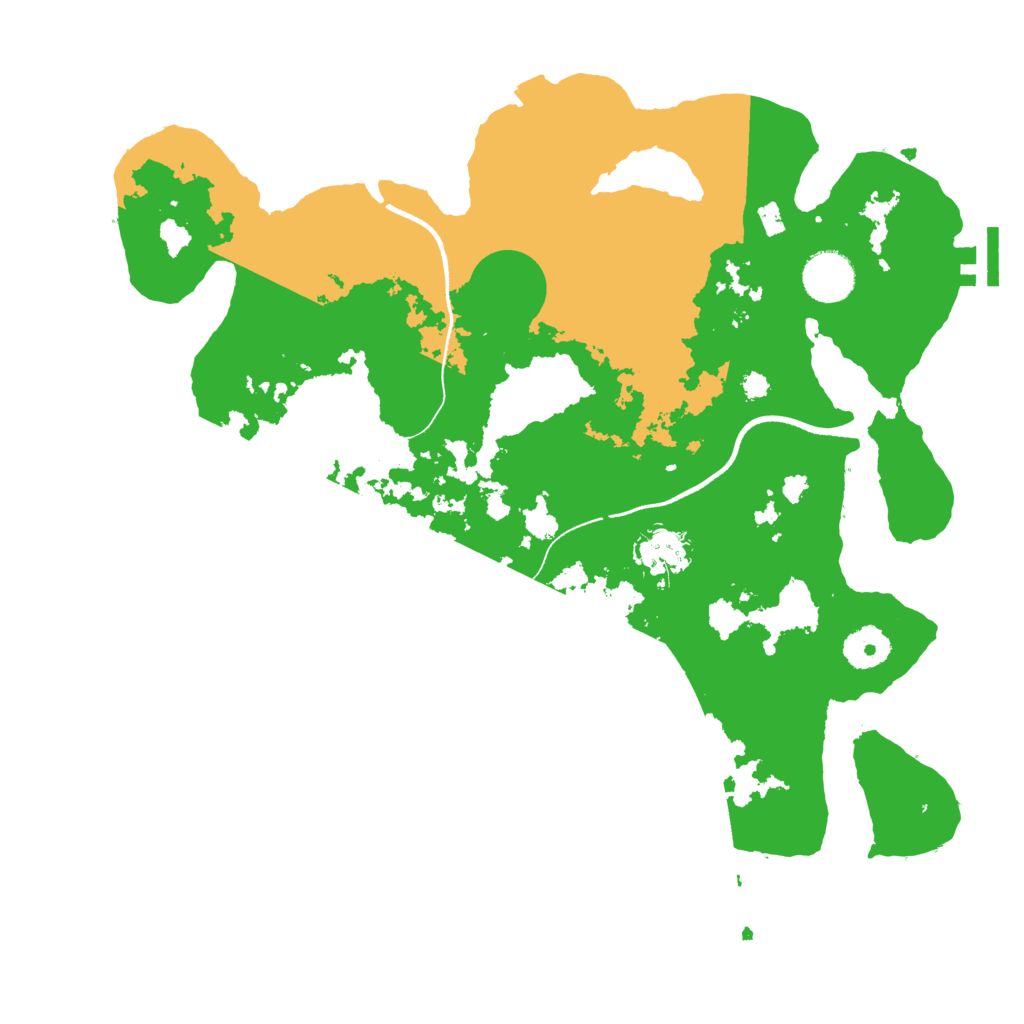 Biome Rust Map: Procedural Map, Size: 3500, Seed: 1326546160