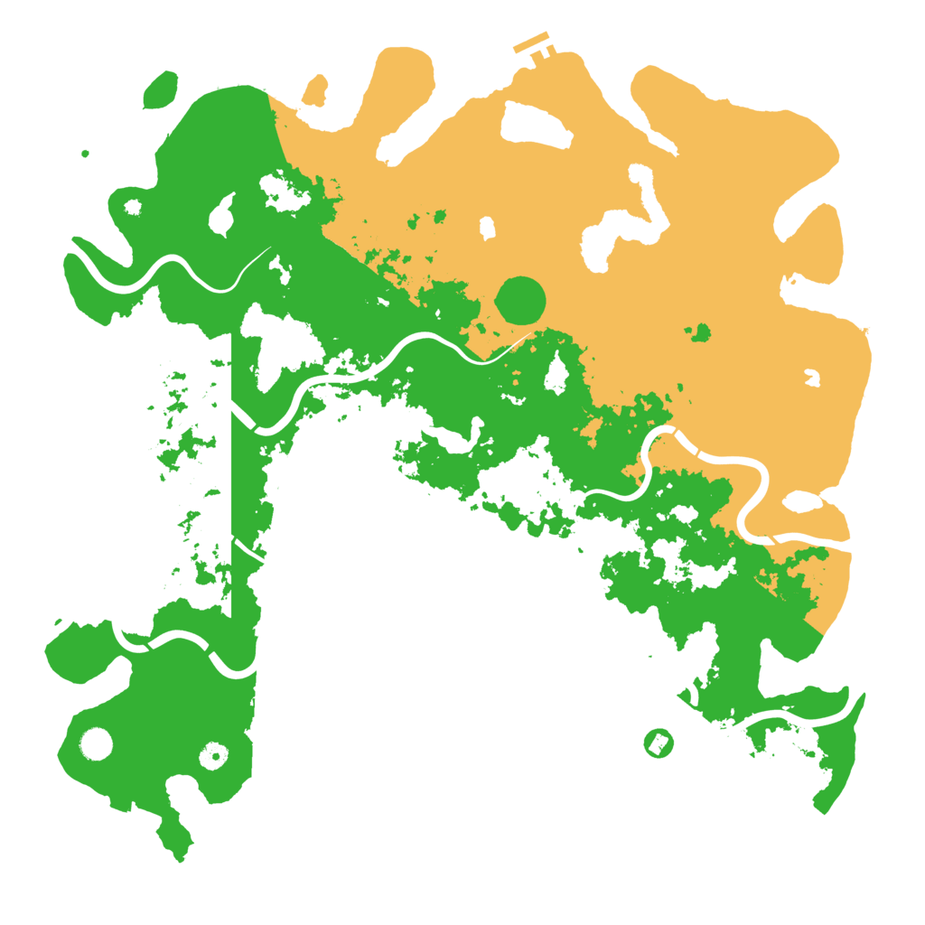 Biome Rust Map: Procedural Map, Size: 5000, Seed: 9050342