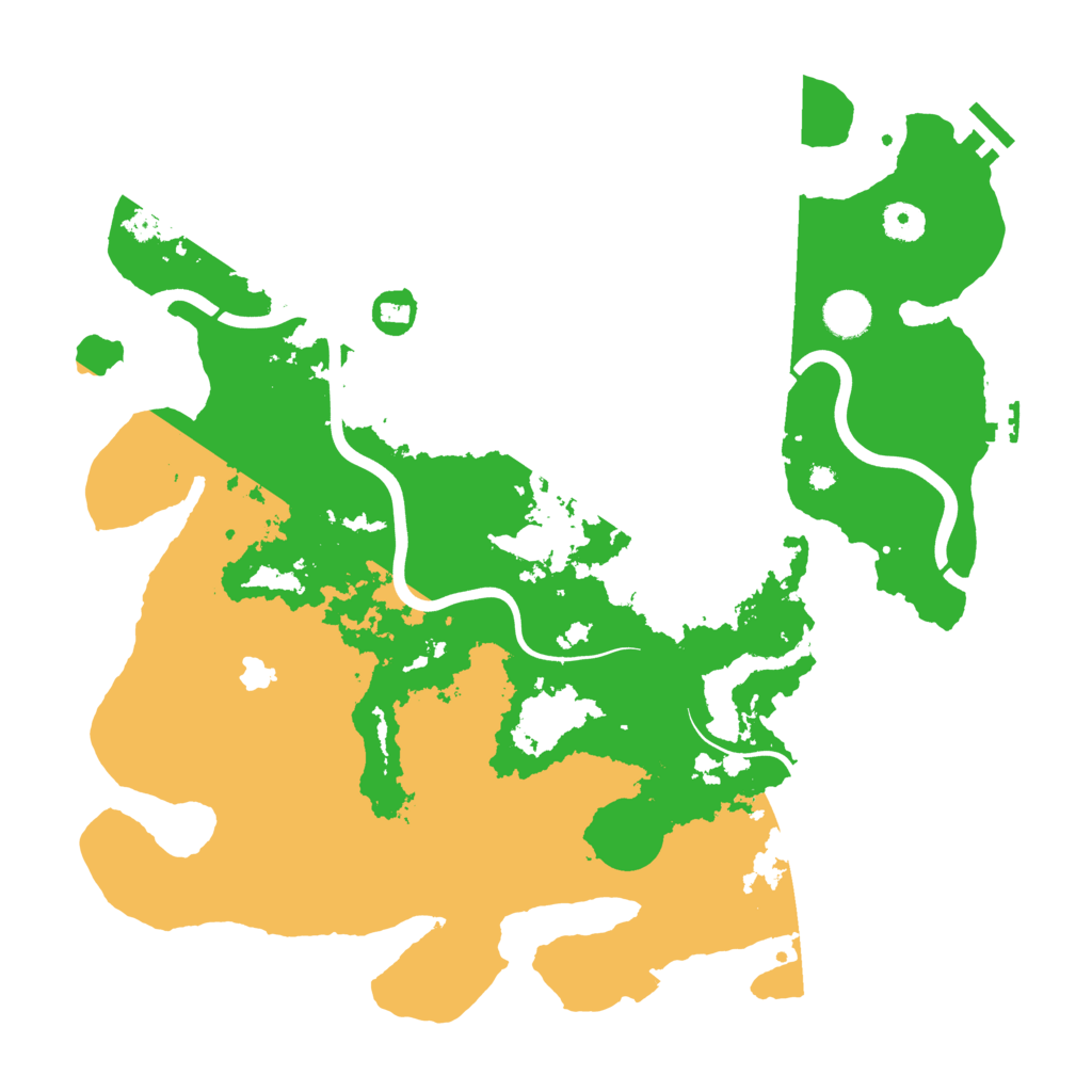 Biome Rust Map: Procedural Map, Size: 4000, Seed: 681371