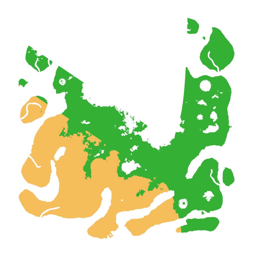 Biome Rust Map: Procedural Map, Size: 4000, Seed: 681371